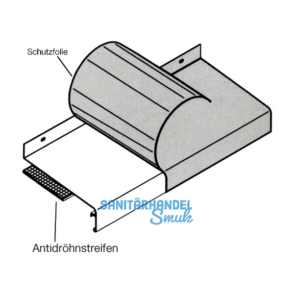 Antidr�hnstreifen 1000 mm Breite 80 mm