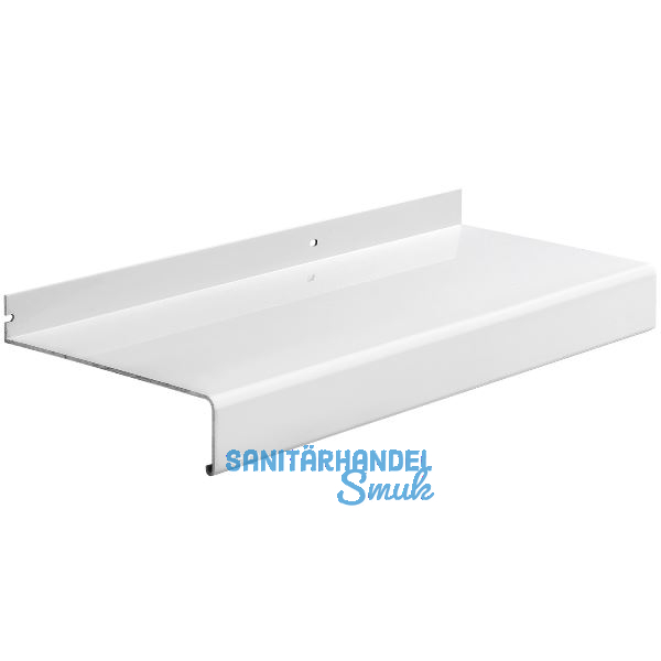 Au�enfensterbank Soft 40 Aluminium wei� RAL 9016 lackiert 50 mm