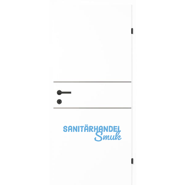 SOLIDO Smart Innent�re CPL Brillantwei� 2 Lisenen schwarz VB LI TBA 750/2030 mm