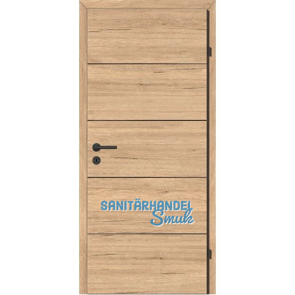 SOLIDO Smart Innent�re CPL Saloon Eiche 4 Lisenen schwarz VB LI TBA 1050/2030 mm