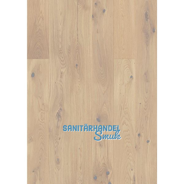 SOLIDO Landhausdiele Eiche kraftvoll, leicht geb�rstet, wei� ge�lt, 14 mm