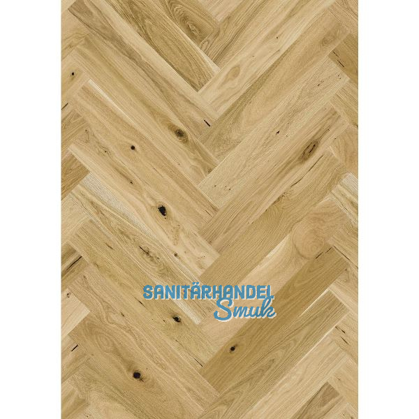 SOLIDO Fischgr�t Eiche kraftvoll, leicht geb�rstet, natur ge�lt, 14 mm