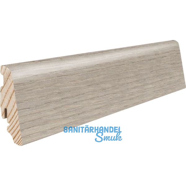 DISANO Sockelleiste Eiche Ontario grau, wasserresistent 19/58