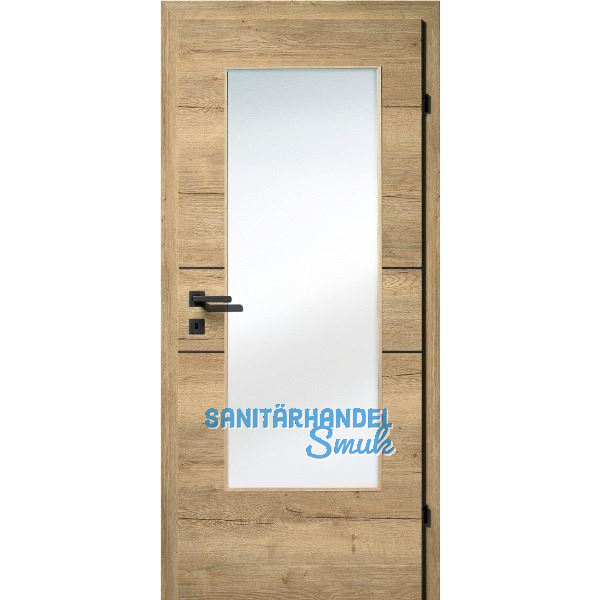 SOLIDO Smart Innent�re CPL Ripped Eiche 2 Lisenen schwarz GL LI TBA 750/2030mm