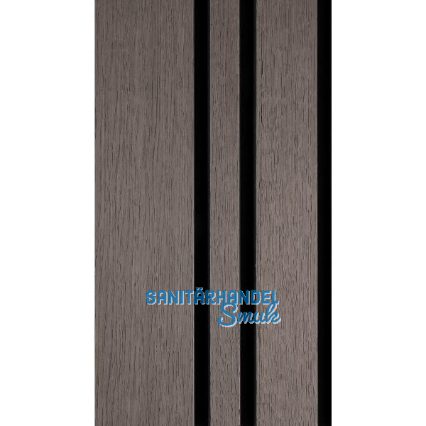 Akustikpaneel Plus Muster mit Softkante Eiche grau / schwarz