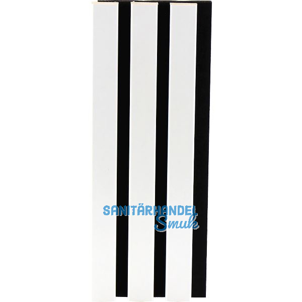 Akustikpaneel Muster mit Softkante foliert wei� / schwarz