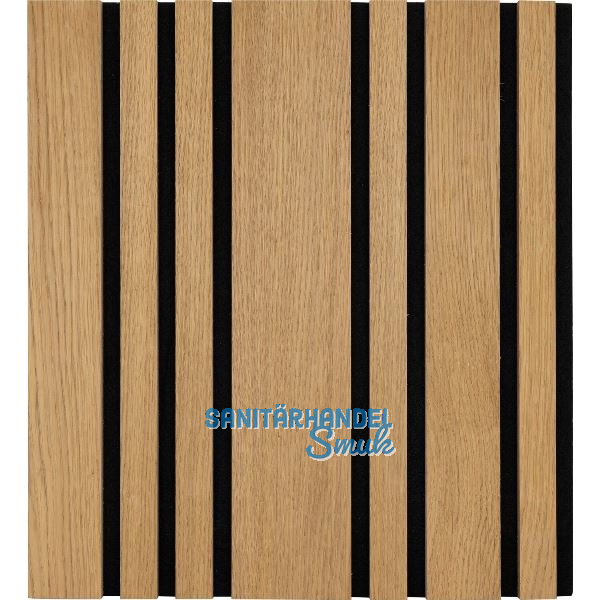 Akustikpaneel Plus Eiche Natur roh / schwarz