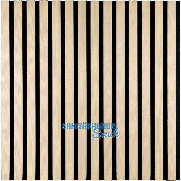 Akustikpaneel Wei�tanne Natur roh / schwarz