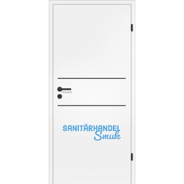 SOLIDO Donau Innent�re CPL Klassik wei� 9016 2 Lisenen schwarz LI TBA 750/2030