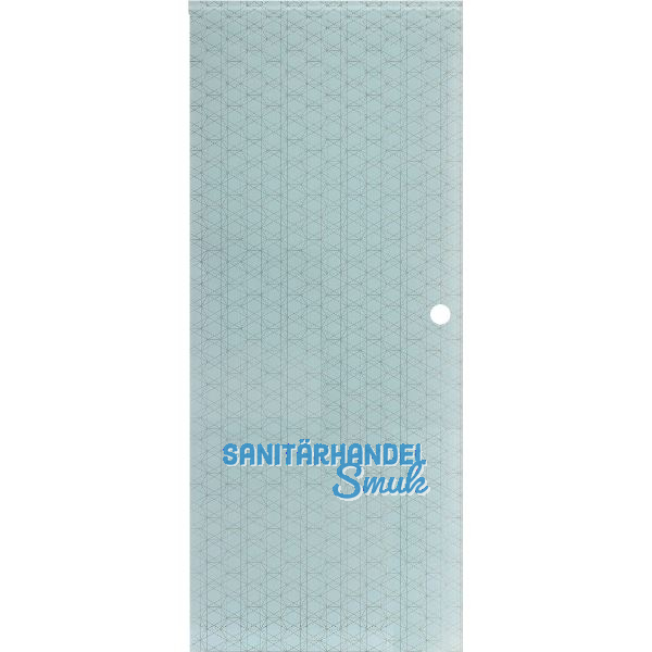 SOLIDO Glasschiebet�r Edelstein Brillant wei�, Muschelgriff Bohrung 820x2100