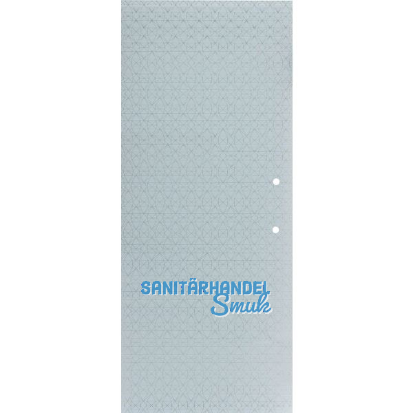 SOLIDO Glasschiebet�r Edelstein Diamant wei�, mit Sto�griff Bohrung 820x2100