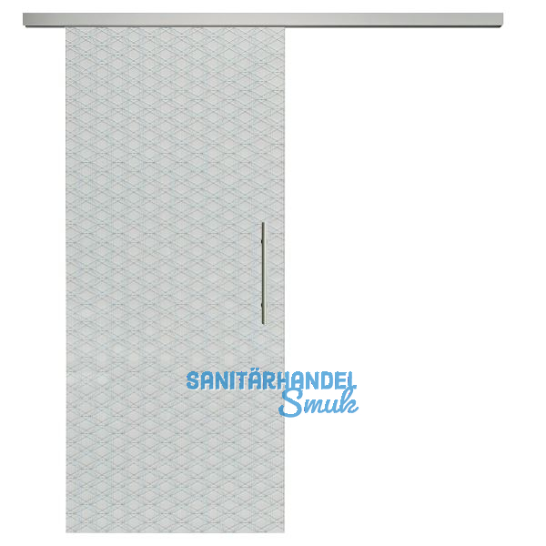 SOLIDO Glasschiebet�r Set Edelstein Brillant klar, Sto�griff silber, 820