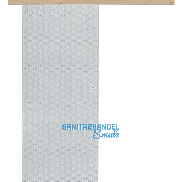 Glasschiebet�r Set Brillant klar, Inlay Achat, Muschelgriff silber, 920