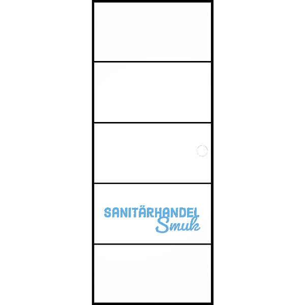 SOLIDO Ganzglas Schiebet�r Industry Black 4, Muschelgriff Bohrung, 820x2100