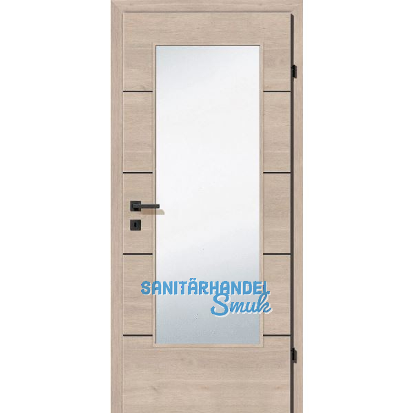 SOLIDO Smart Innent�re CPL Solar Eiche 4 Lisenen schwarz GL LI TBA 800/2030mm