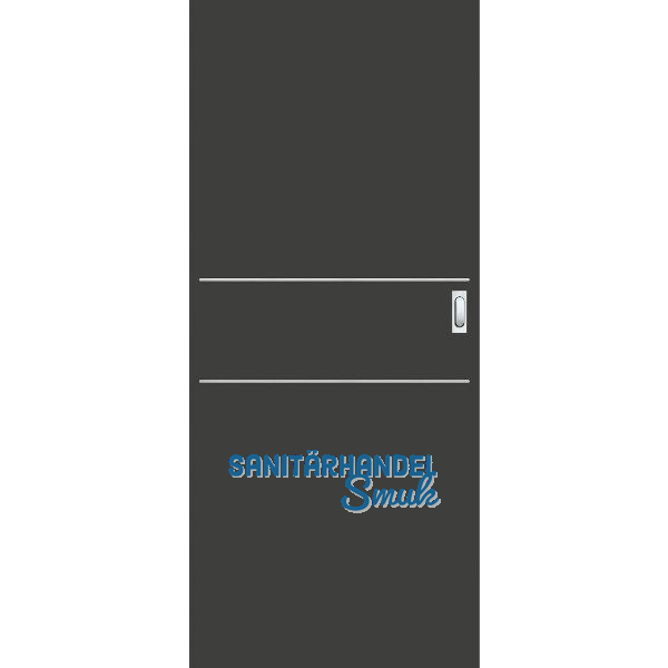 SOLIDO Donau Schiebet�re CPL Studio Ebony, 2 Lisenen, 1020x2070 mm