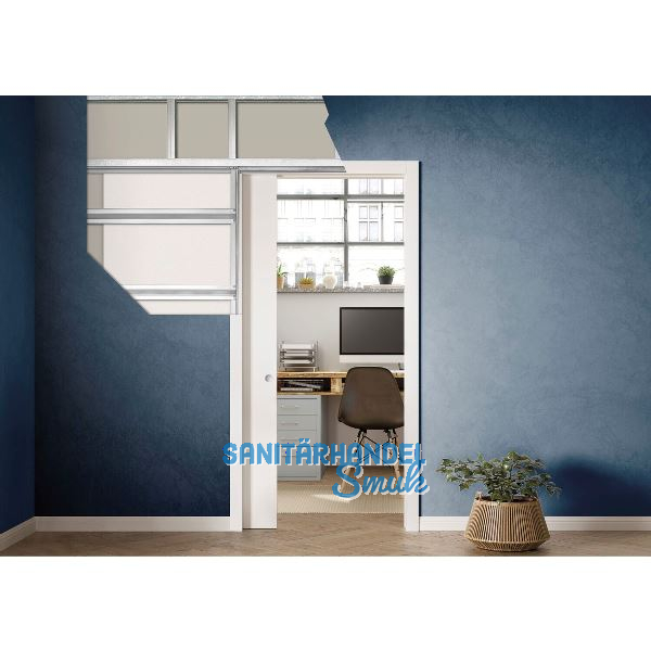 ECLISSE UNICO Schiebet�reinbaukasten Trockenbau 1-flg. Breite 75, 1000/2000