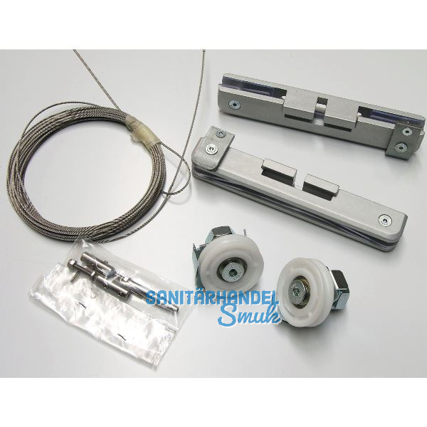 ECLISSE Simultan�ffnungsset UNICO f�r Doppelfl�gel Ganzglasschiebet�ren