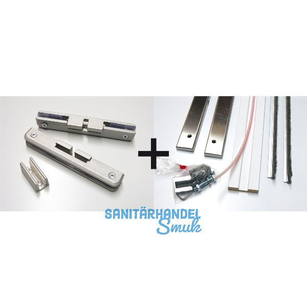 ECLISSE Einbauset Syntesis Ganzglasschiebet�rbl�tter bis 80 kg, 1050 mm