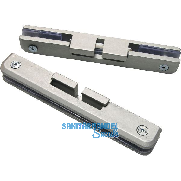 ECLISSE Aluminiumhalter UNICO f�r Glasschiebet�ren bis 80 kg