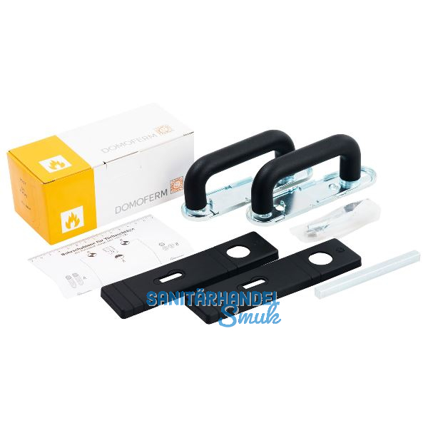 DOMOFERM PZ FH Dr�ckergarnitur, Kunststoff schwarz