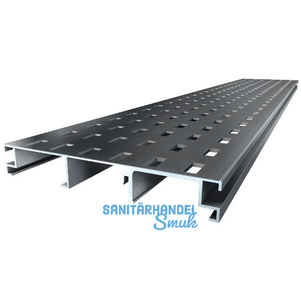 K&R Drainageprofil / Bel�ftungsprofil, silber eloxiert 150x21x3000mm