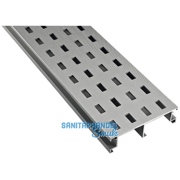 K&R Drainageprofil / Bel�ftungsprofil, silber eloxiert 100x26x1900mm