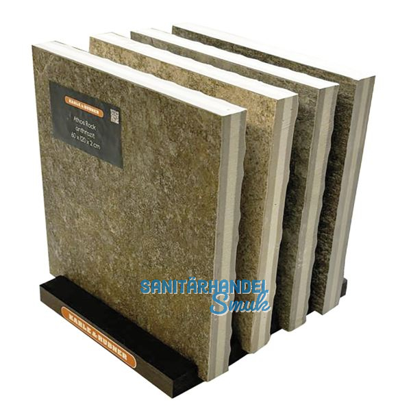 Karle & Rubner Mustersatz Keramische Terrassenplatten Athos Rock
