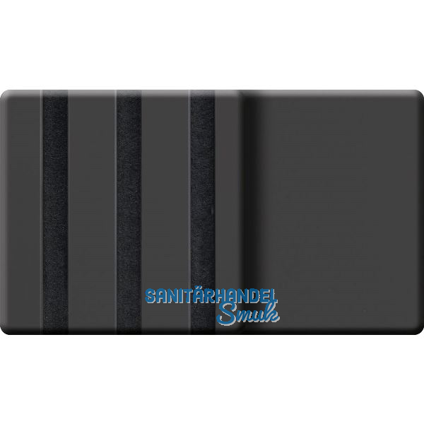 Kosche Akustikpaneel Muster Schwarz matt foliert / schwarz