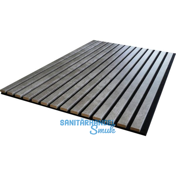 KOSCHE Akustikpaneel Travertin grey / schwarz