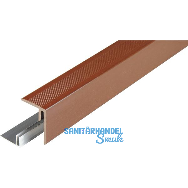 KOVALEX WPC Seitenabschluss grau