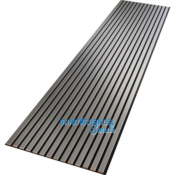 KOSCHE Akustikpaneel Metall Edelstahl / schwarz