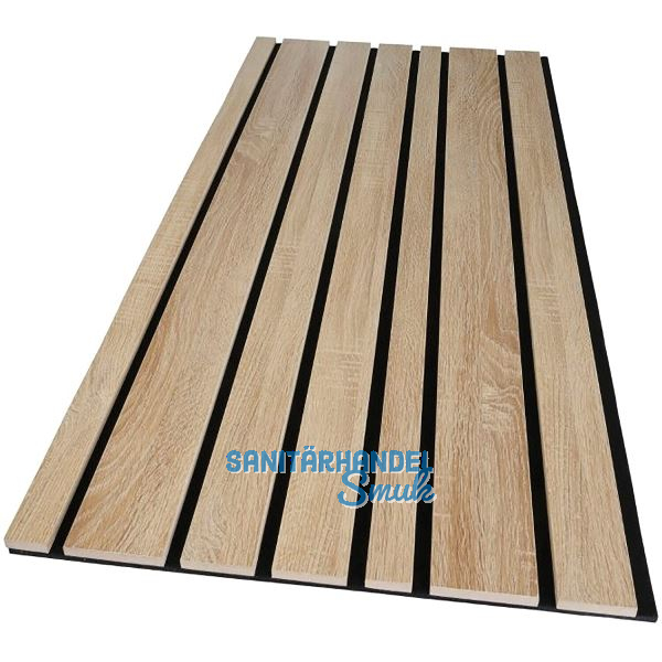 KOSCHE Akustikpaneel 3D Eiche Andorra / schwarz