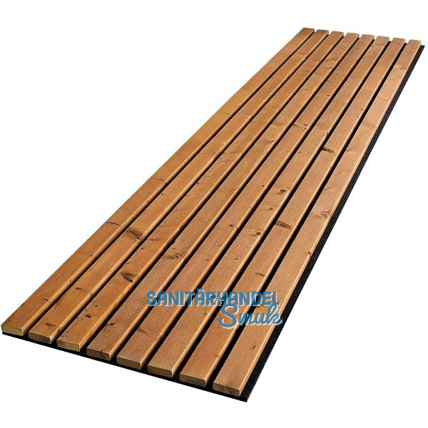 KOSCHE Akustikpaneel Hydro Thermofichte maronbraun ge�lt