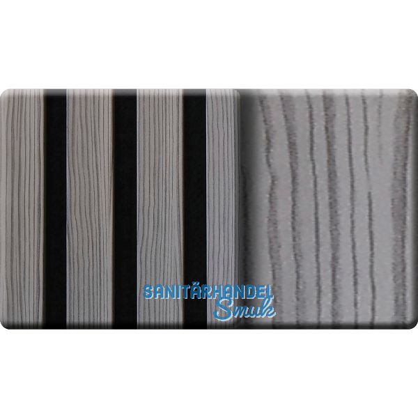 Kosche Akustikpaneel Muster Eiche grau / schwarz