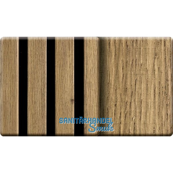 Kosche Akustikpaneel Muster Eiche Toscana / schwarz