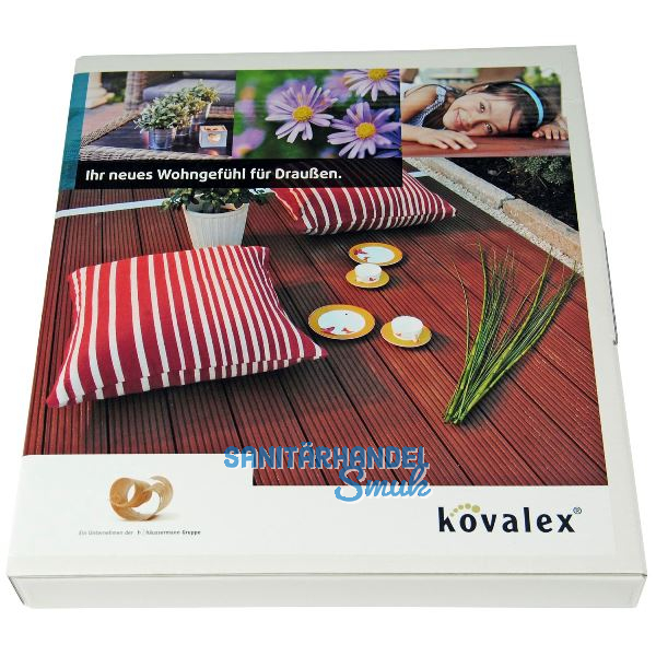 KOVALEX Terrassendielen Musterbox mit Zubeh�r