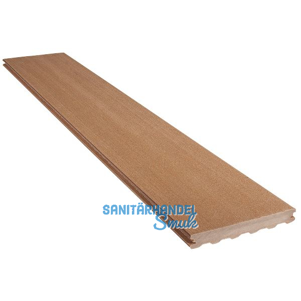 SILVADEC Terrassendiele Elegance glatt Colorado braun, 23x138x6000mm