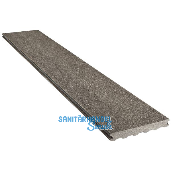 SILVADEC Terrassendiele Elegance glatt Anthrazit, 23x138x6000mm