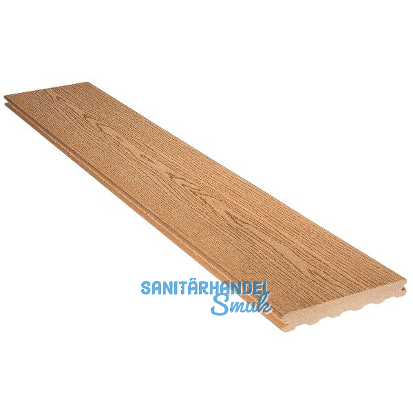 SILVADEC Terrassendiele Elegance struktur Colorado braun, 23x138x6000mm