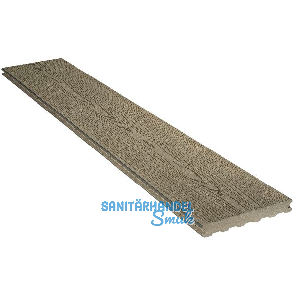 SILVADEC Terrassendiele Elegance struktur Hellgrau, 23x138x6000mm