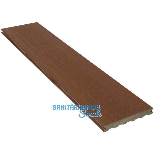 SILVADEC Terrassendiele Atmosphere geb�rstet Sao Paulo Braun, 23x138x4000mm