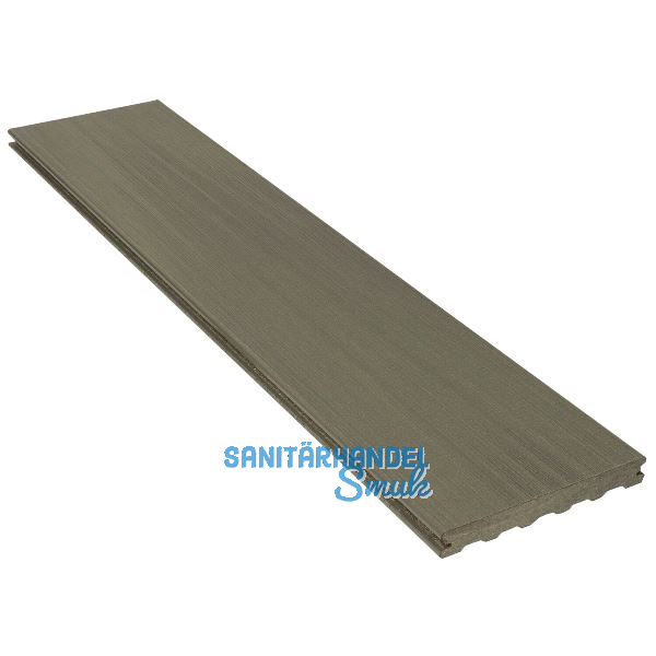 SILVADEC Terrassendiele Atmosphere geb�rstet Cayenne Grau, 23x138x4000mm