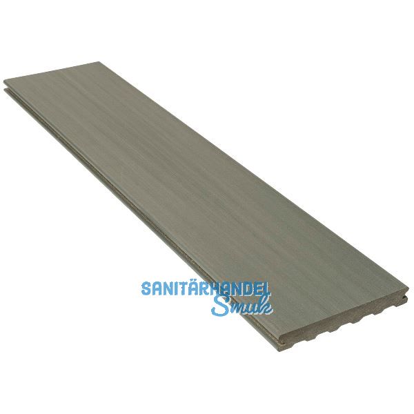 SILVADEC Terrassendiele Atmosphere geb�rstet Ushuaya Grau, 23x180x4000mm