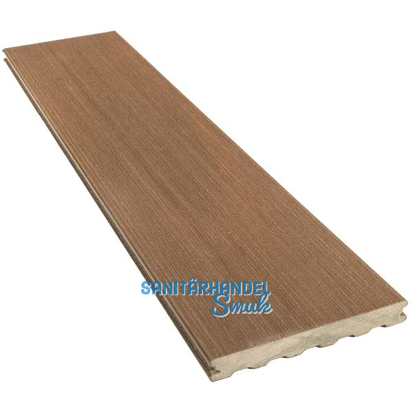 SILVADEC Terrassendiele Atmosphere geb�rstet Rio Braun, 23x138x6000mm