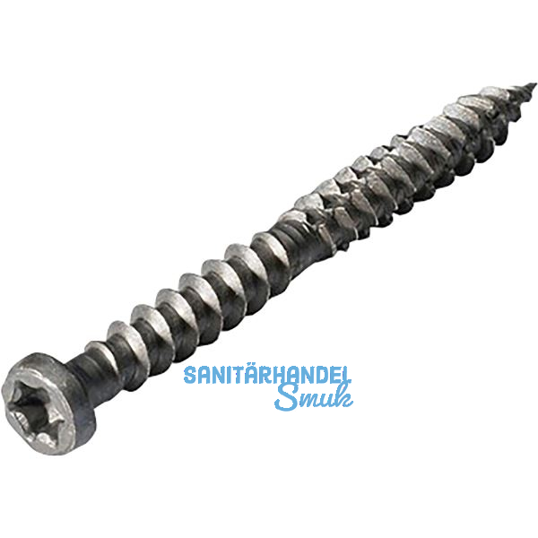 Edelstahlschrauben dunkelgrau, 5x50mm
