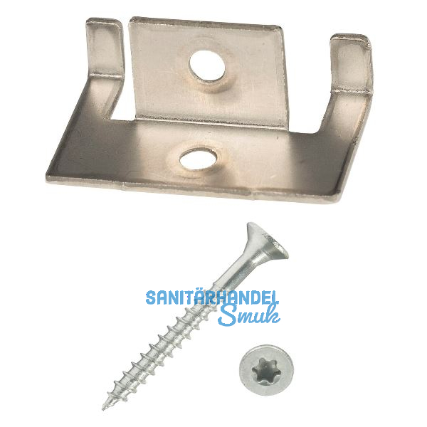 SILVADEC Rand-Clip f�r WPC/Holz mit Schrauben