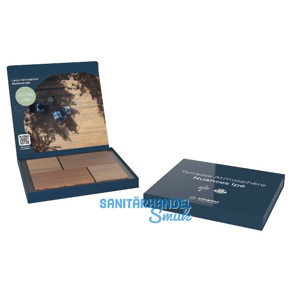 Musterbox Terrassendiele Nuances Ipe