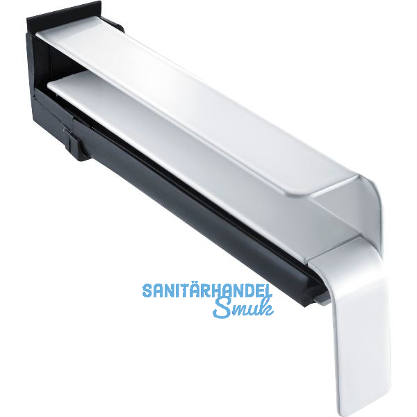 Seitenabschluss BF4006 mit Dichtteil f�r Putz Alu wei� 320 mm