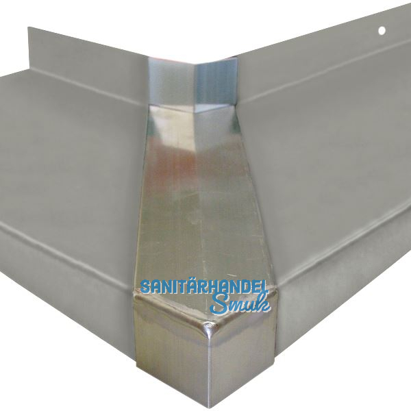 Verbinder Standard 25 mit Dichtteil Alu natur eloxiert 90� Au�enecke 210 mm